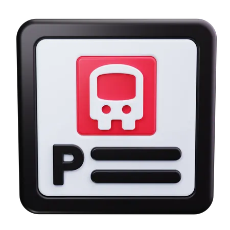 Parkplatz  3D Icon