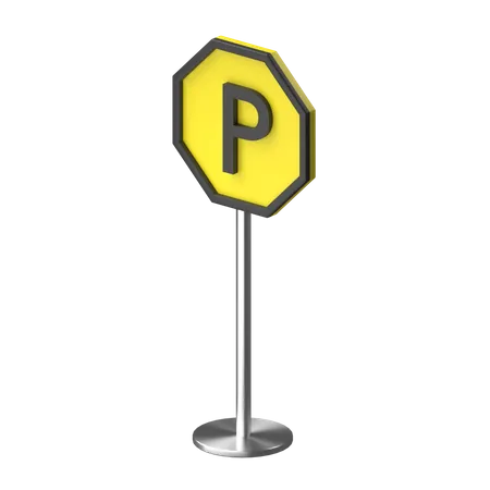 Parkplatz  3D Illustration