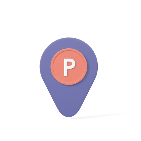 Parkplatz  3D Icon