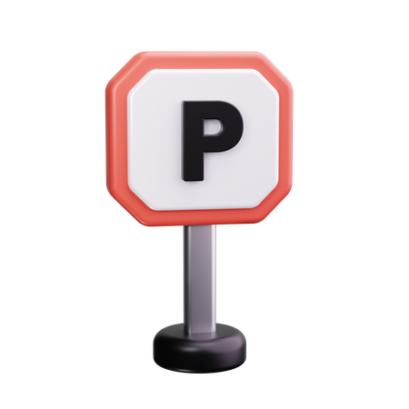 Parkschild  3D Icon