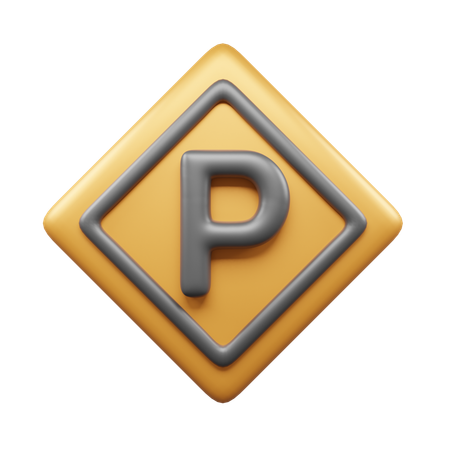 Parkschild  3D Icon