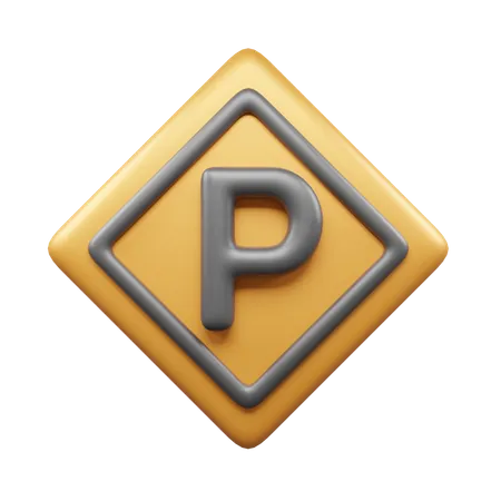 Parkschild  3D Icon