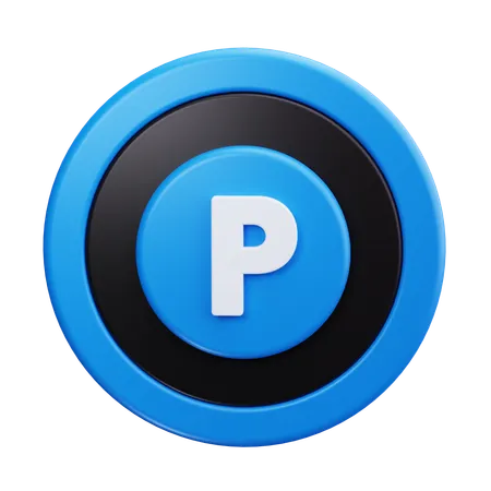 Parkschild  3D Icon