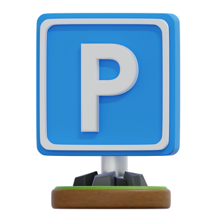 Parkschild  3D Icon