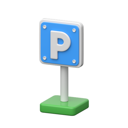 Parkschild  3D Icon