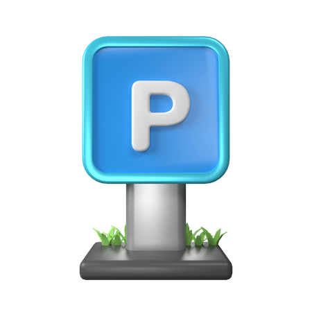 Parkschild  3D Icon