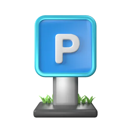 Parkschild  3D Icon