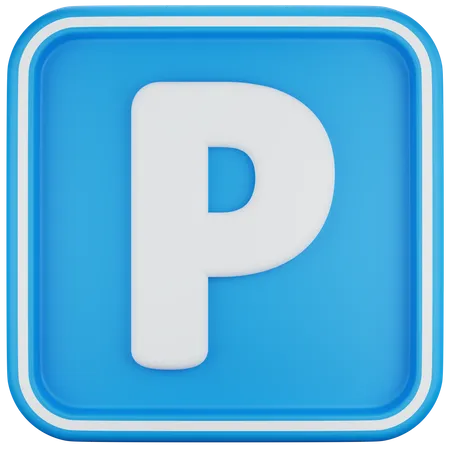 Parkschild  3D Icon