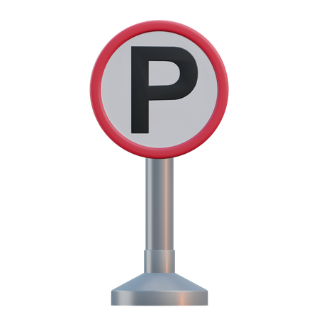 Parkschild  3D Icon