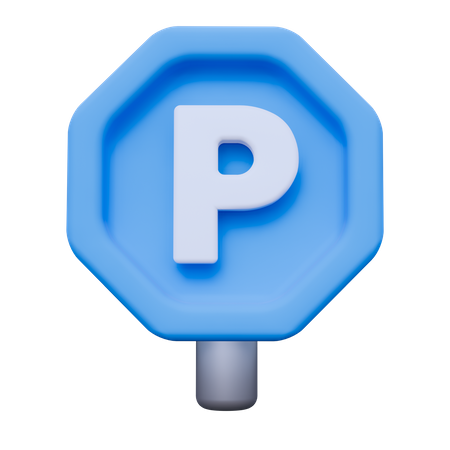 Parkschild  3D Icon