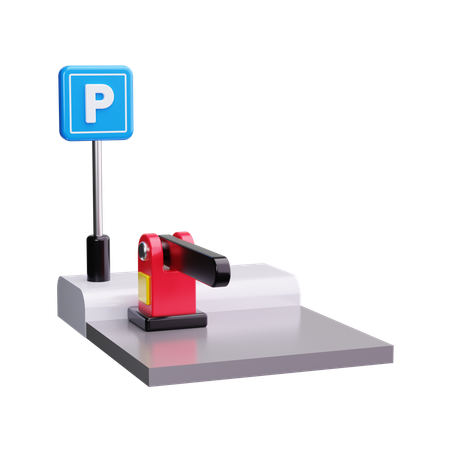 Parkschranke  3D Icon