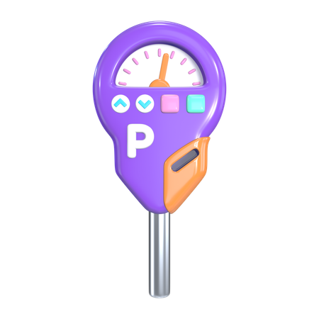 Parkuhr  3D Icon