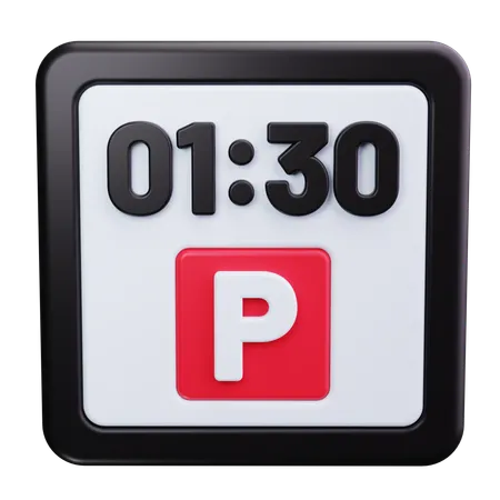 Parkuhr  3D Icon