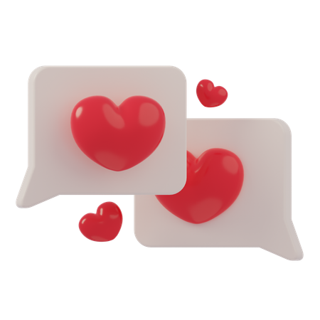 Parler d'amour  3D Icon