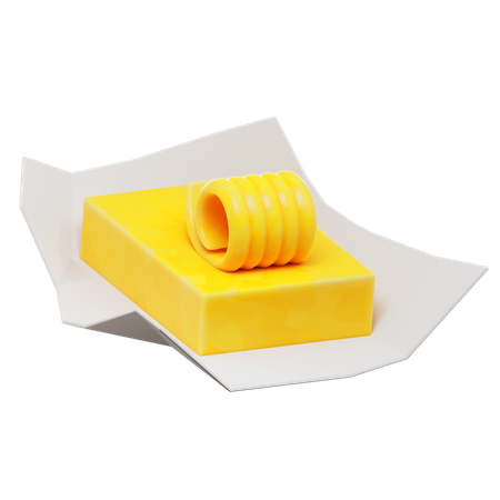 Parmesan Cheese  3D Icon