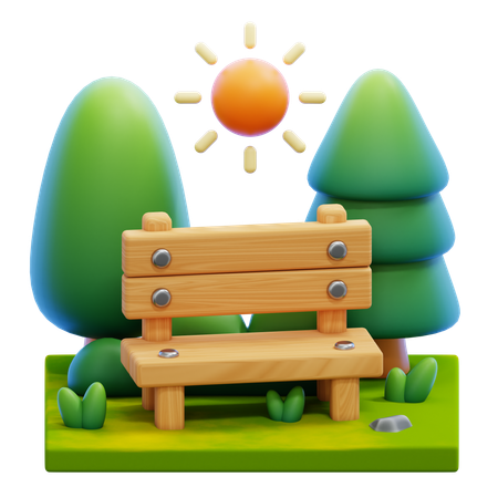 Parque  3D Icon