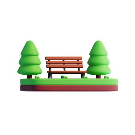 Parque  3D Icon