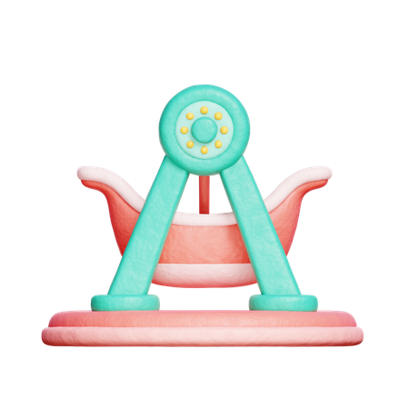 Parque de barcos  3D Icon