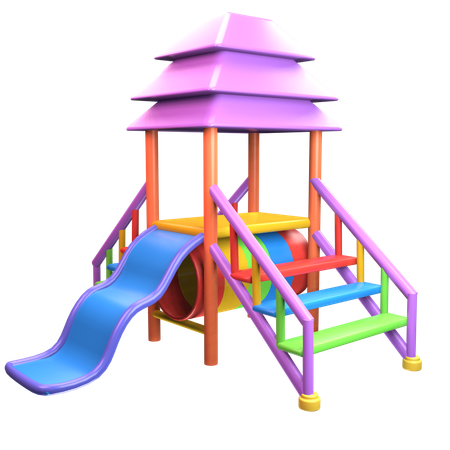 Parque infantil  3D Icon