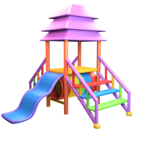 Parque infantil  3D Icon