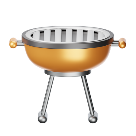 Parrilla  3D Icon