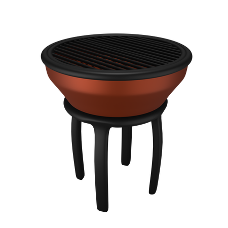 Parrilla  3D Icon