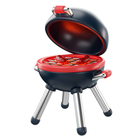 Parrilla  3D Icon