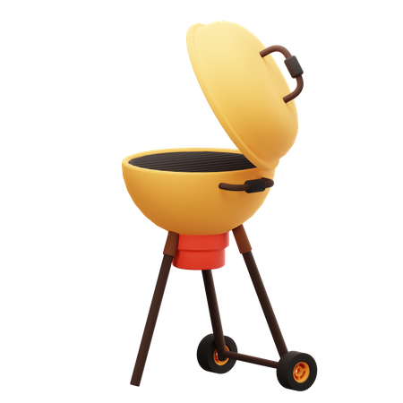 Parrilla barbacoa  3D Icon