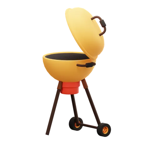 Parrilla barbacoa  3D Icon