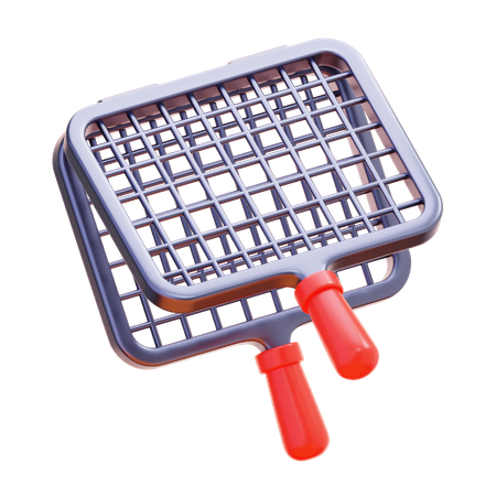 Parrillas de clip  3D Icon