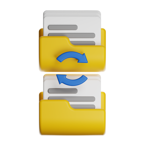 Partage de fichiers  3D Icon
