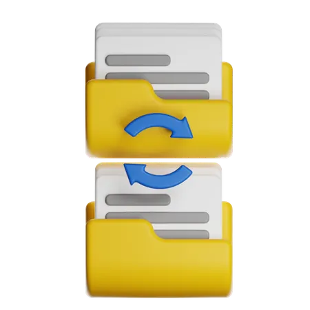 Partage de fichiers  3D Icon