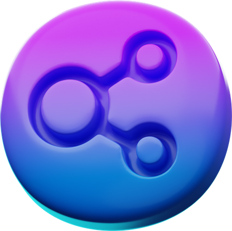 Partager  3D Icon