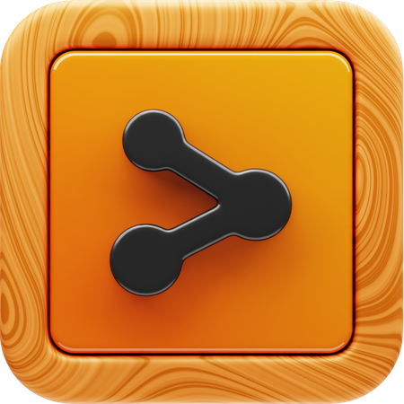 Partager  3D Icon