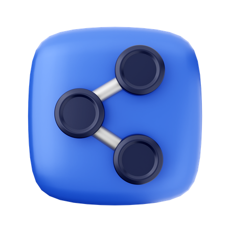 Partager  3D Icon