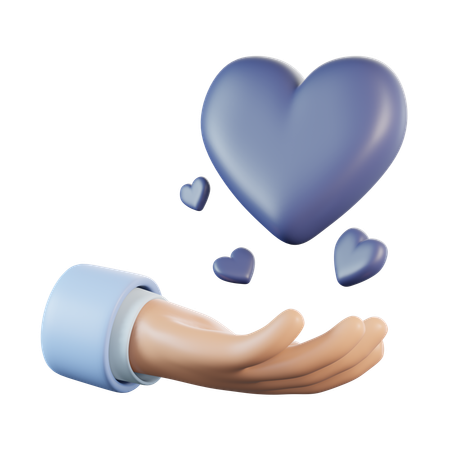 Partager l'amour  3D Icon