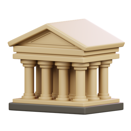 Partenón  3D Icon
