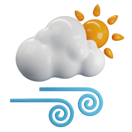 Partly Cloudy  3D Icon