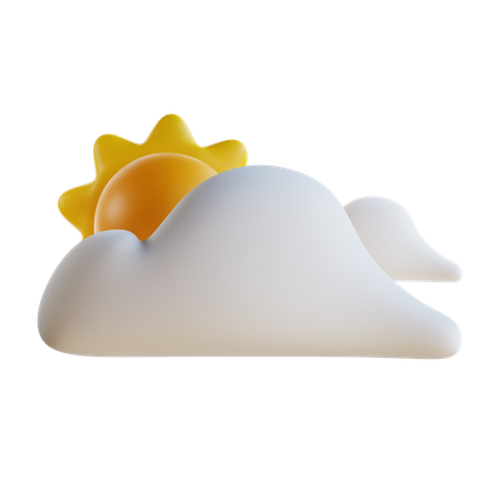 Partly Cloudy  3D Icon