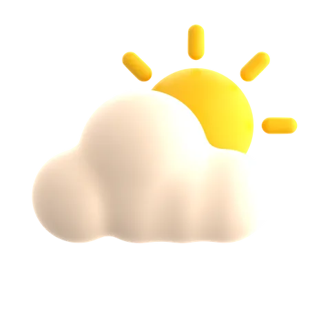 Partly Cloudy  3D Icon