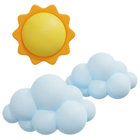 Partly Cloudy  3D Icon