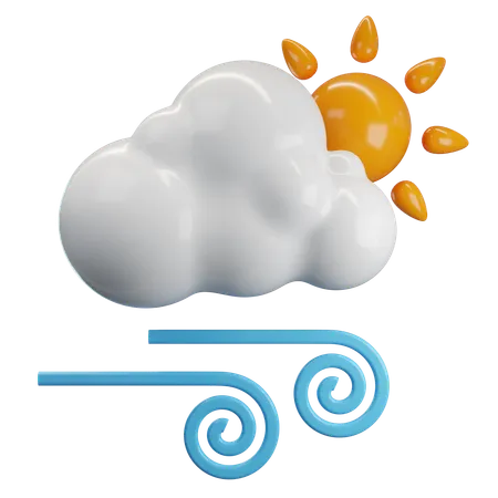 Partly Cloudy  3D Icon