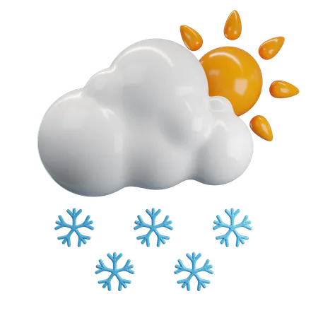 Partly Cloudy  3D Icon