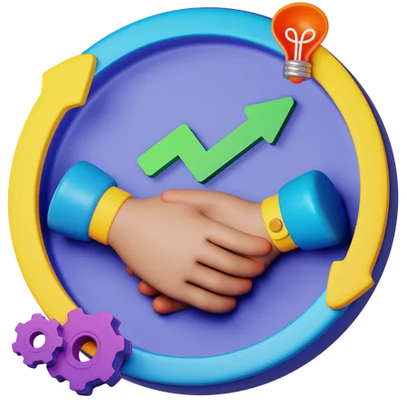 Partnership  3D Icon