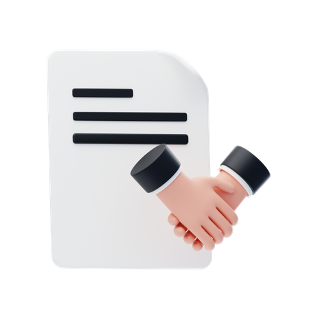 Partnership Agreement  3D Icon