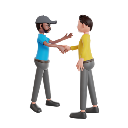 Partnership Deal  3D Illustration