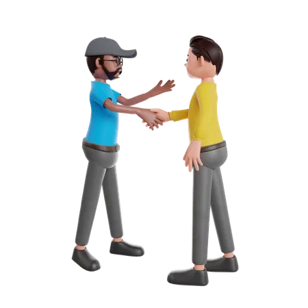 Partnership Deal  3D Illustration