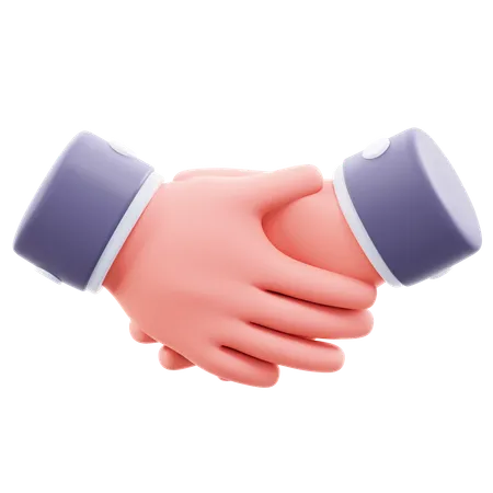 Partnership Hand Gesture  3D Icon