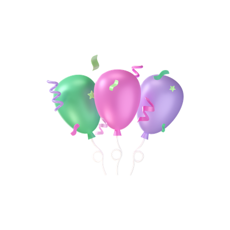 Partyballon  3D Icon