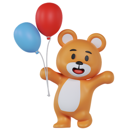 Party Balloon  3D Icon